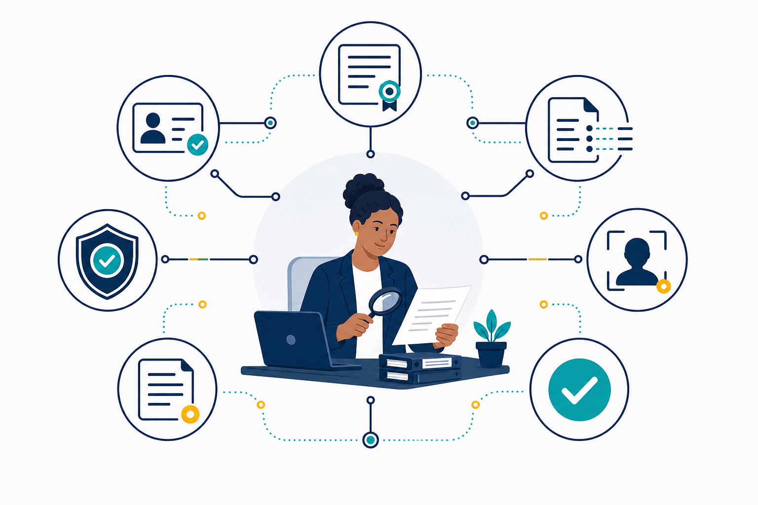 Document intelligence illustrated as part of the TrustWave signal network